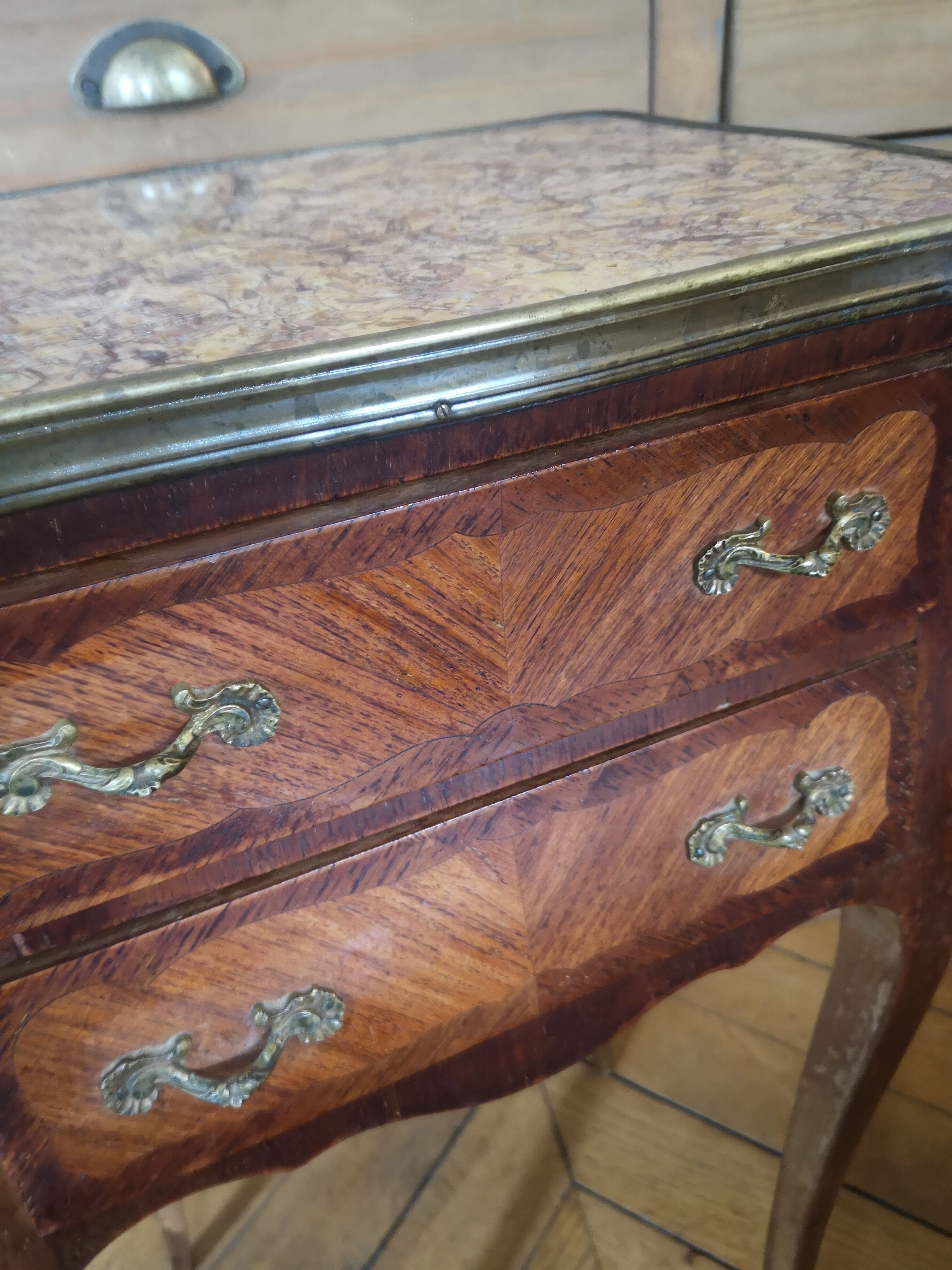 Pair of Mercier Frères bedside tables