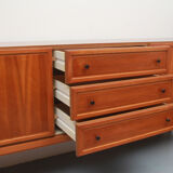 1960s sideboard in walnut, 240cm