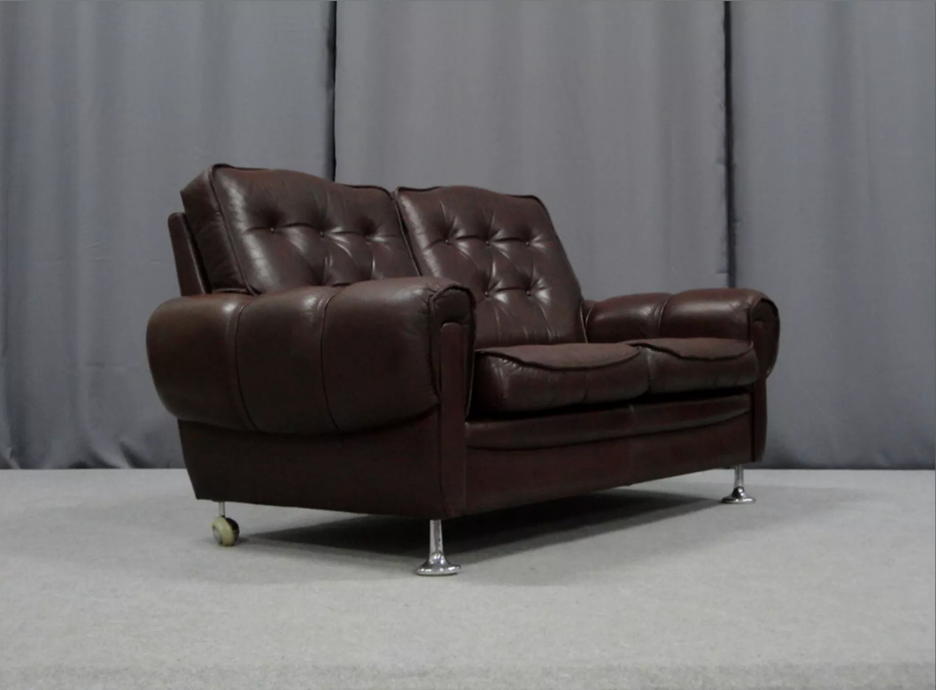 Leather sofa, 1970
