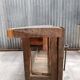 Vintage solid wood carpenter's workbench