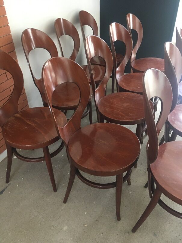 12 chairs Baumann model "Seagull"