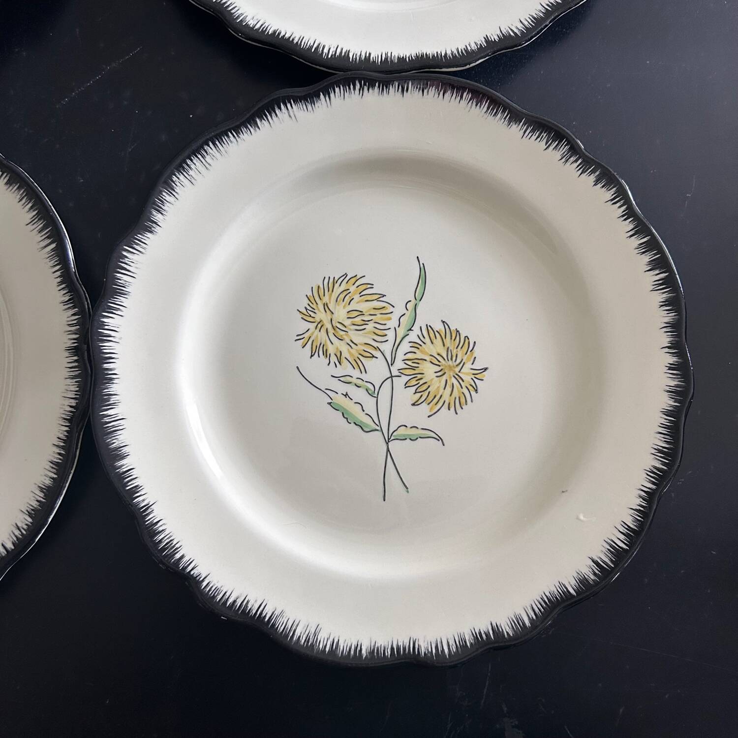 Ainay Salins 4-piece plate set