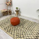 Handmade moroccan berber carpet 255 x 155 cm
