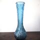 Blue glass vase Empoli style
