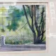 Mixed media on panel "Landscape of Brazil", Timoteo Pérez Rubio, 20th century - Brazil