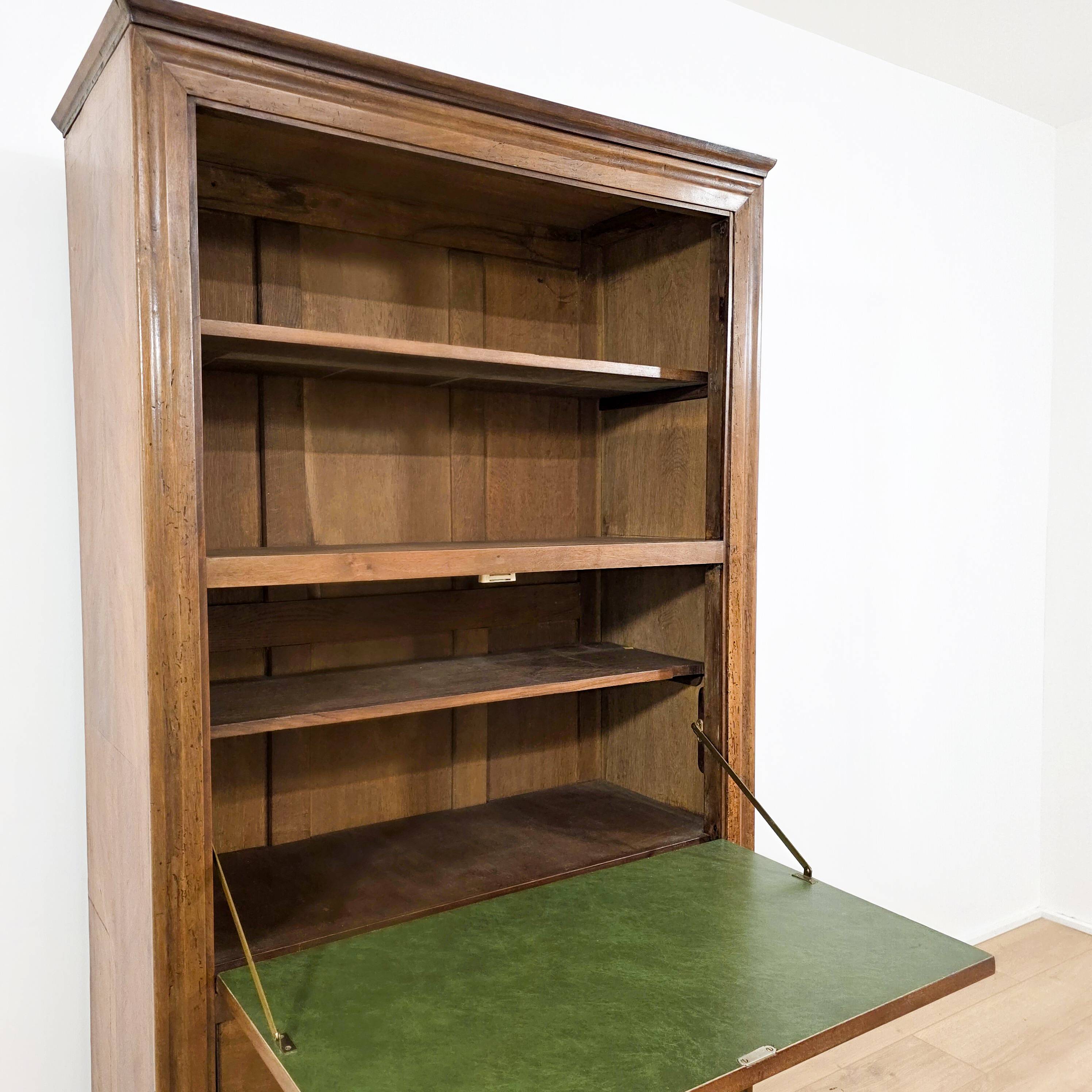 1950s solid wood secretary