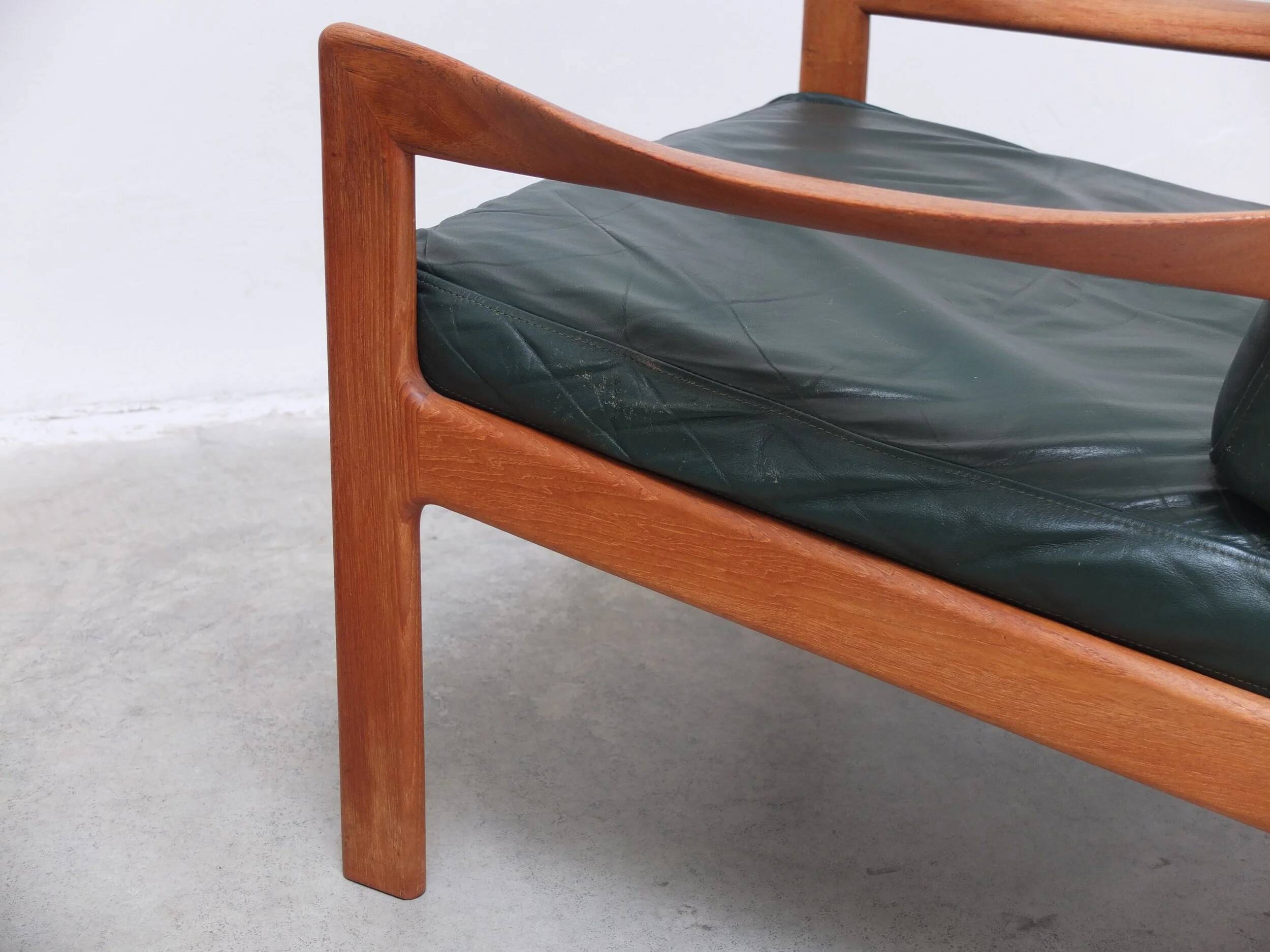 Danish pair of easy chairs by Illum Wikkelsø for Niels Eilersen, 1960s