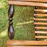 Scandinavian teak fruit basket