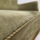 1970s, Danish 2-seater sofa, light green furniture velour.