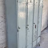 Old metal locker with 4 doors