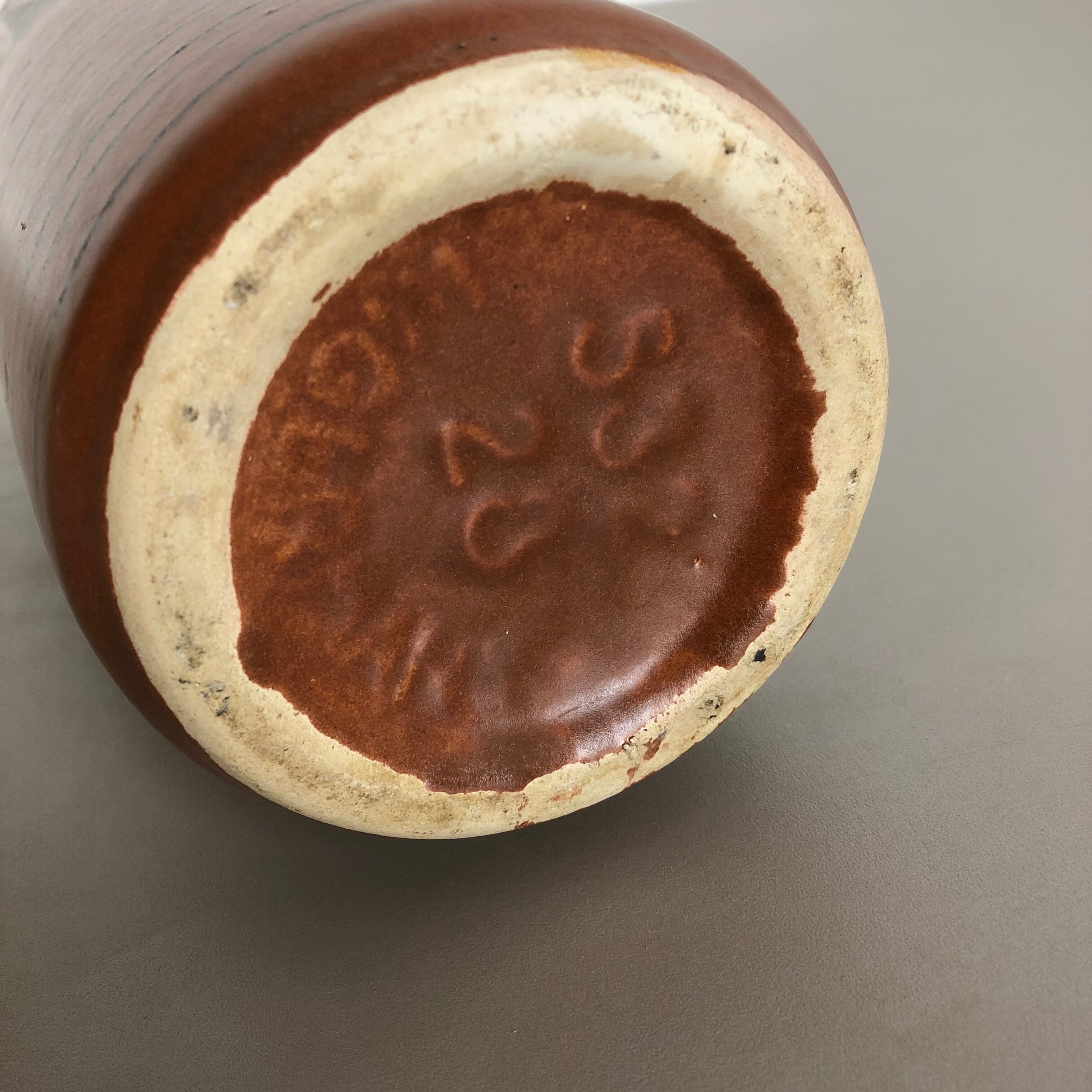 Pottery Fat Lava vase made by Scheurich, Germany, 1970s