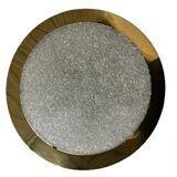 Metal and glass ceiling light