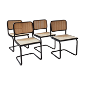 4 chairs Cesca b32 by Marcel Breuer