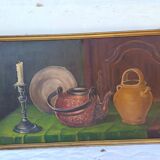 Oil on Panel “Still Life” by: Le Baro