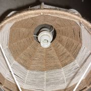 Jute hanging lamp for children's room