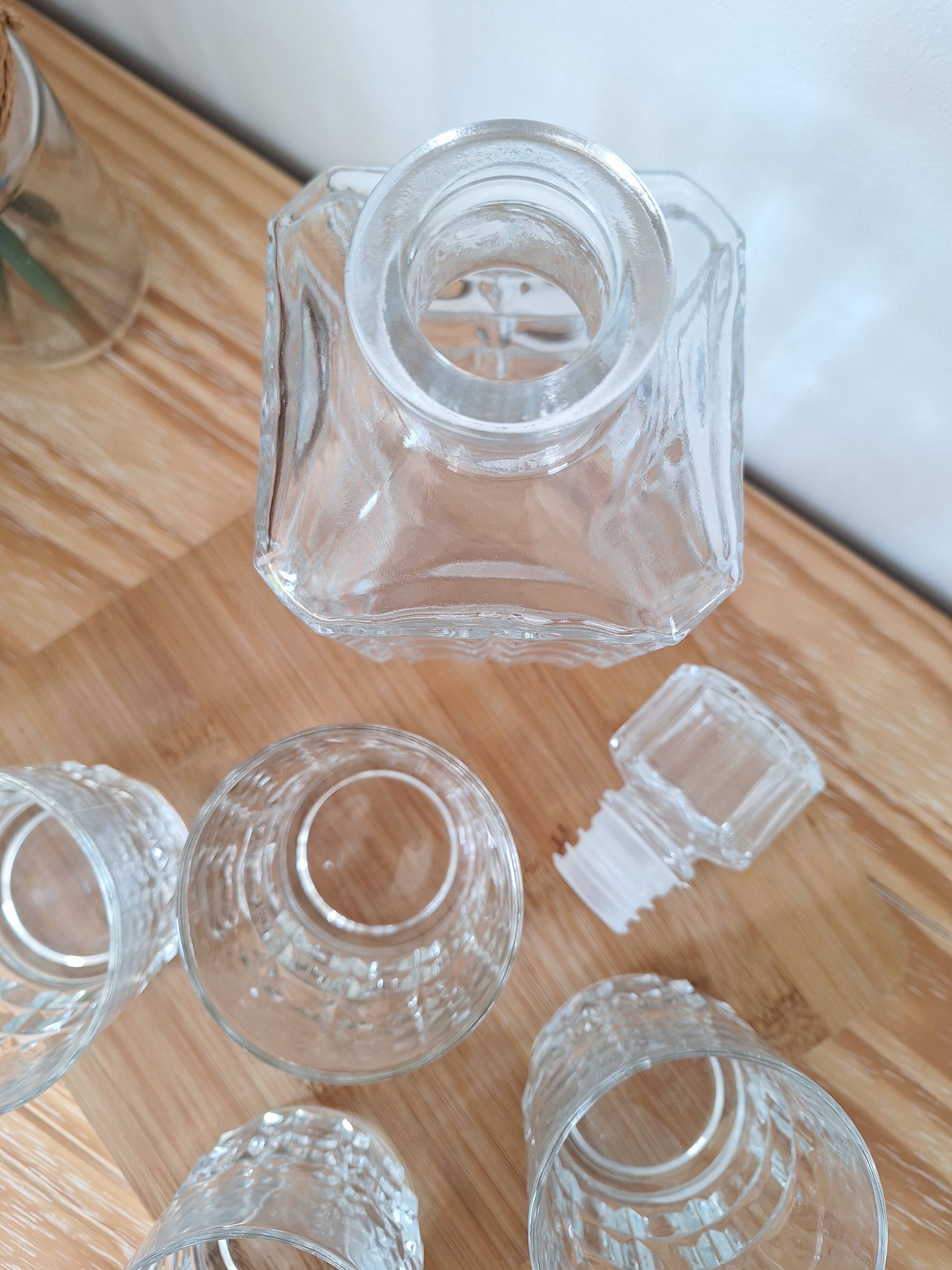 Carafe et verres à whisky
