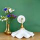 Vintage white opaline lampshade wall light