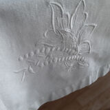 Embroidered tablecloth and 12 towels