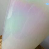 Iridescent glass vase