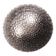 Grand plafonnier rond verre moulé pressé années 70
