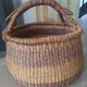 Panier ancien en osier souple