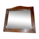 Miroir ancien biseauté cadre bois