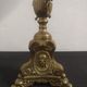 Pair of brass lamps at the end of the 19th century