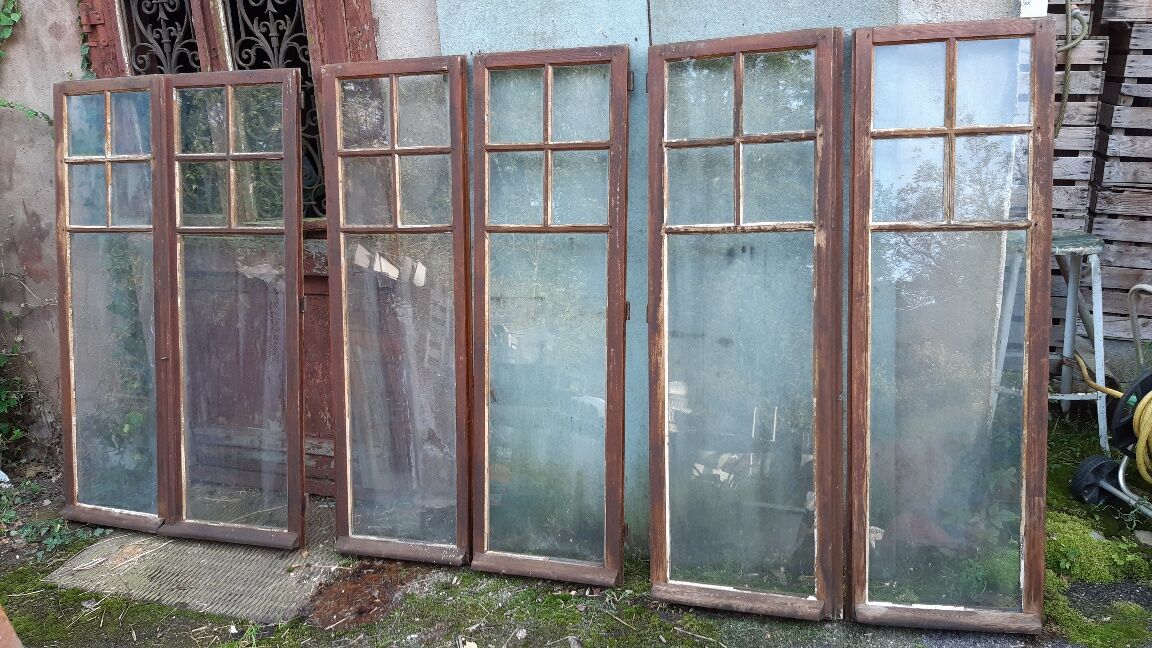 Set of old windows