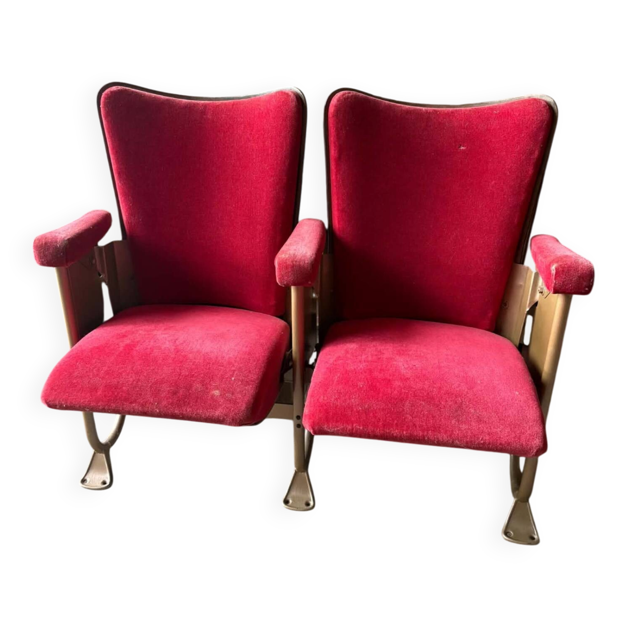 Old Cinema / Theatre Armchairs