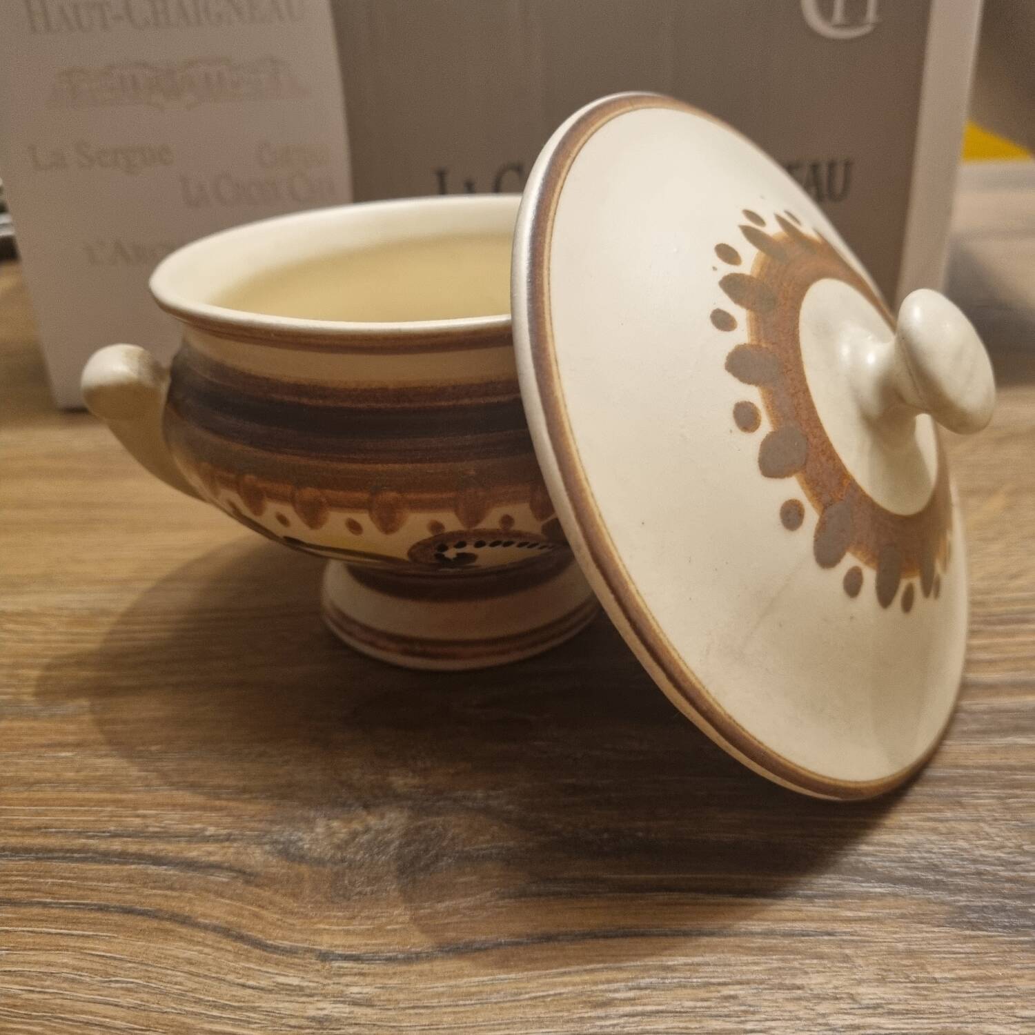 HB Henriot Quimper enamelled stoneware serving dish