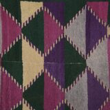Vintage Turkish rug from Oushak, hand-woven 105x148 cm