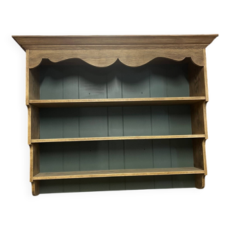 English shelf in solid oak