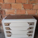 Commode Artdeco redécorée