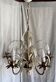 Lustre Leaves and Flowers lacquered and gilded Vintage 1960