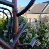 Porte manteau en bambou ancien vintage