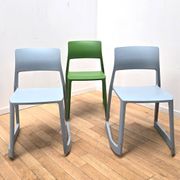 Set of 3 Tip Ton chairs, Vitra