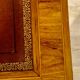 Louis XVI style desk in precious wood marquetry and gilded bronzes