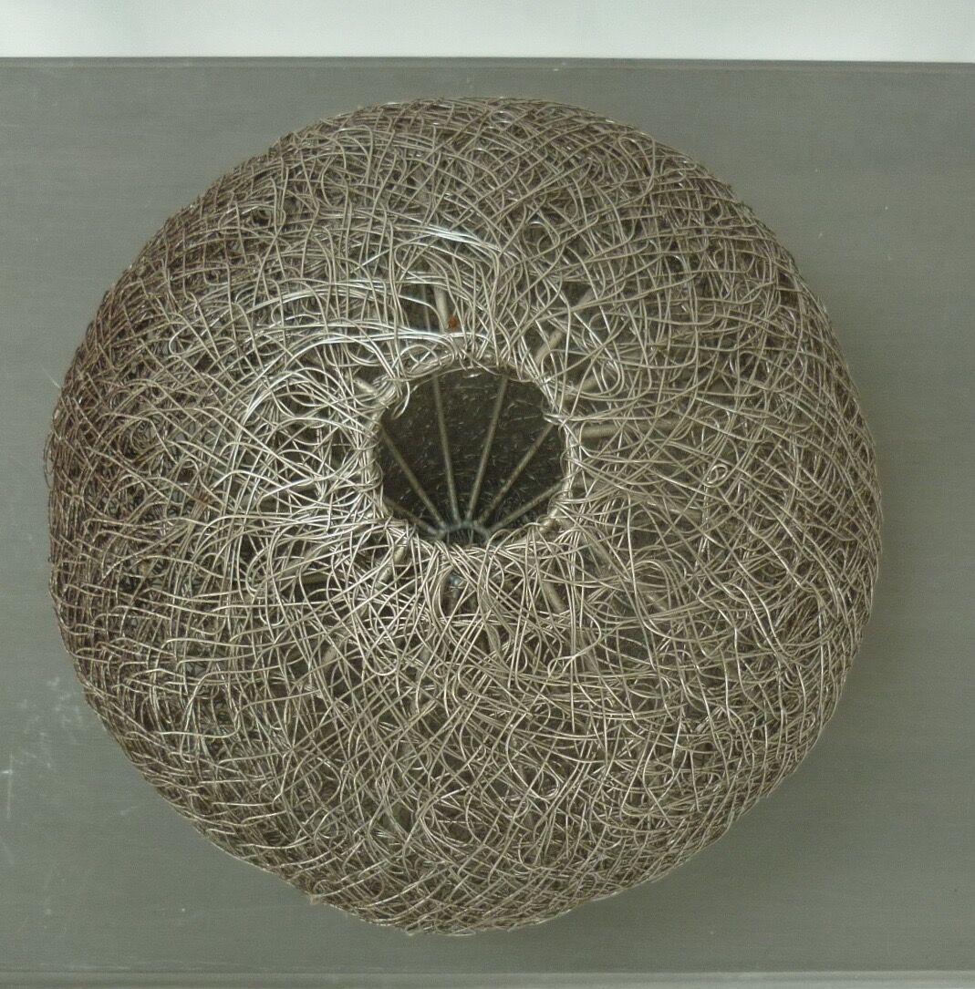 Abat-jour de suspension vintage Ø 27 cm en fil de fer