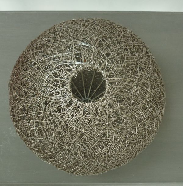 Abat-jour de suspension vintage Ø 27 cm en fil de fer