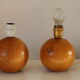 2 pieds de lampe bois imt italie (boule)