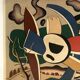 Fernand LEGER, Flowers and Butterflies, 1945. Original lithograph Mourlot.
