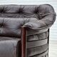 1970s, Scandinavian 3-seater sofa by Arne Norell, furniture leather.