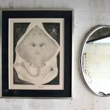 Painting “Amphitrite” Lithograph Pierre Yves Trémois vintage