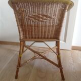 Rattan armchair year 50 / 60