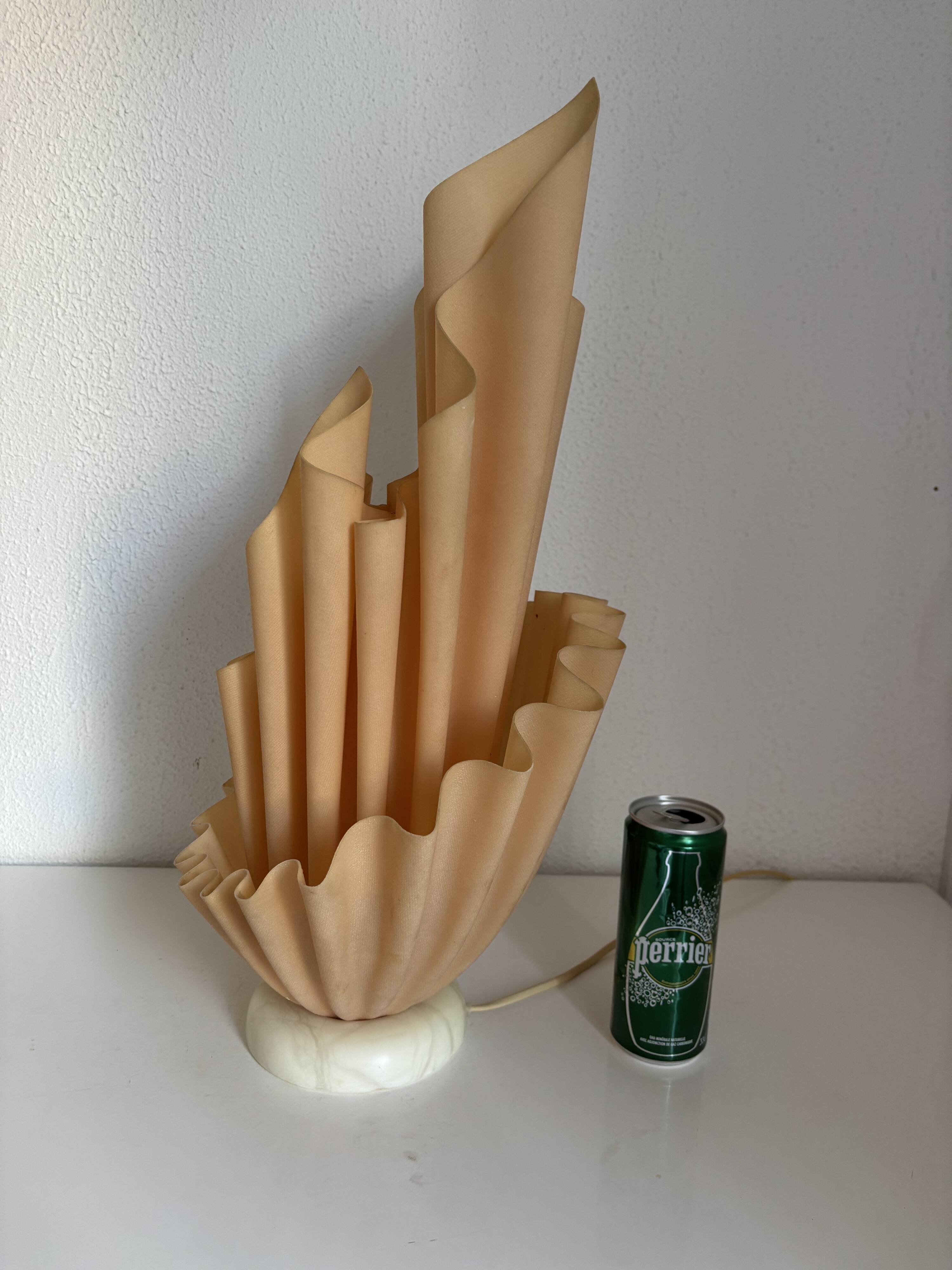 Lampe vintage 1970 Georgia Jacob modèle Corolle - 51 cm
