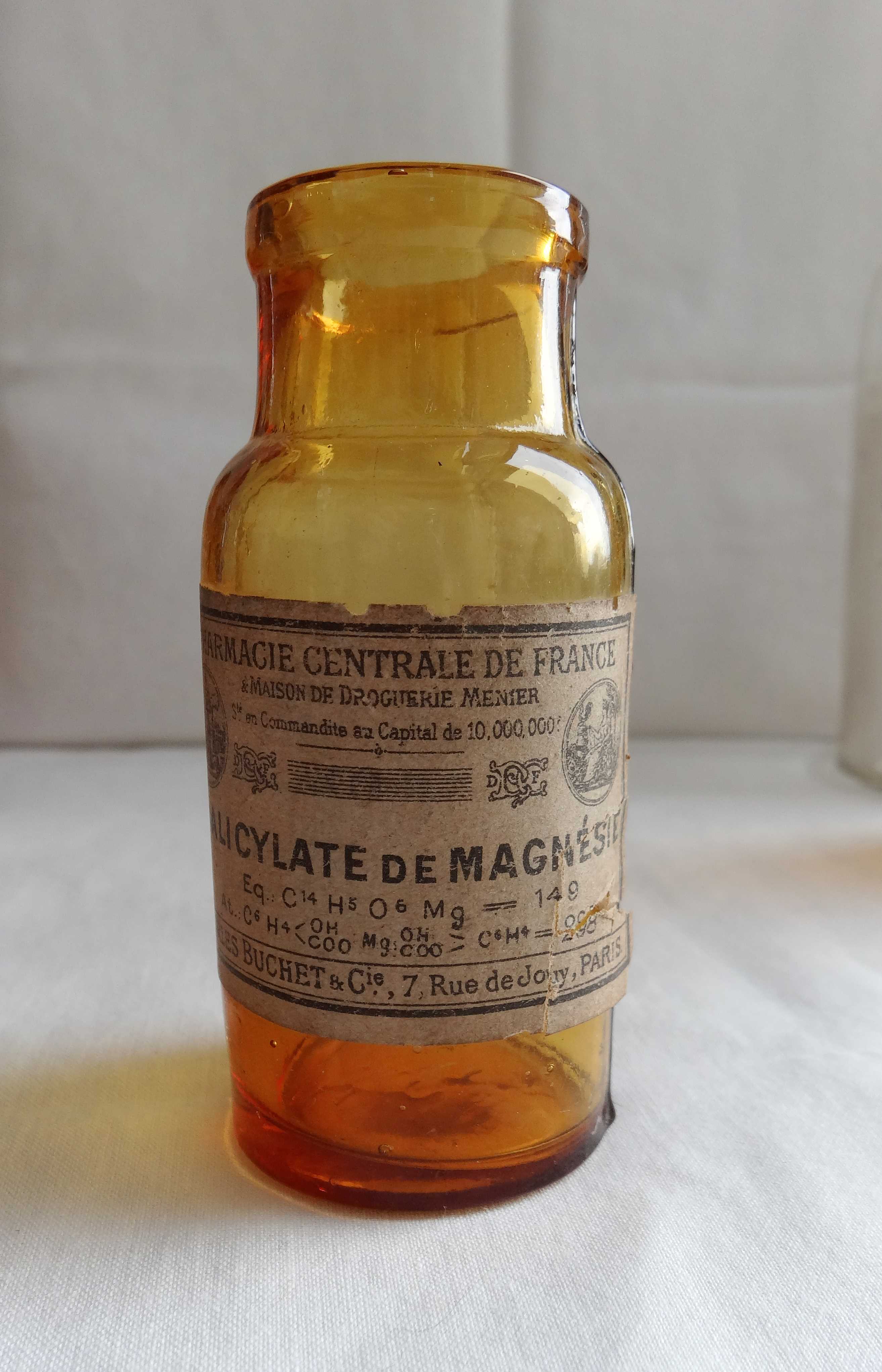 Old pharmacy bottles