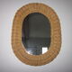 Vintage rattan mirror