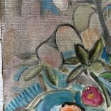 Oil on canvas animated scene