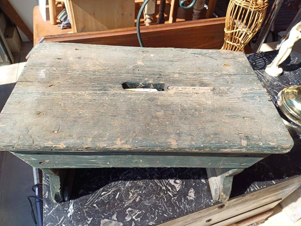 Primitive antique foot stool