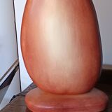 ceramic pebble lamp 1990 signed François Chatain